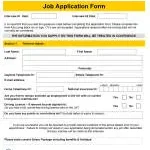 Job Application Form company logo