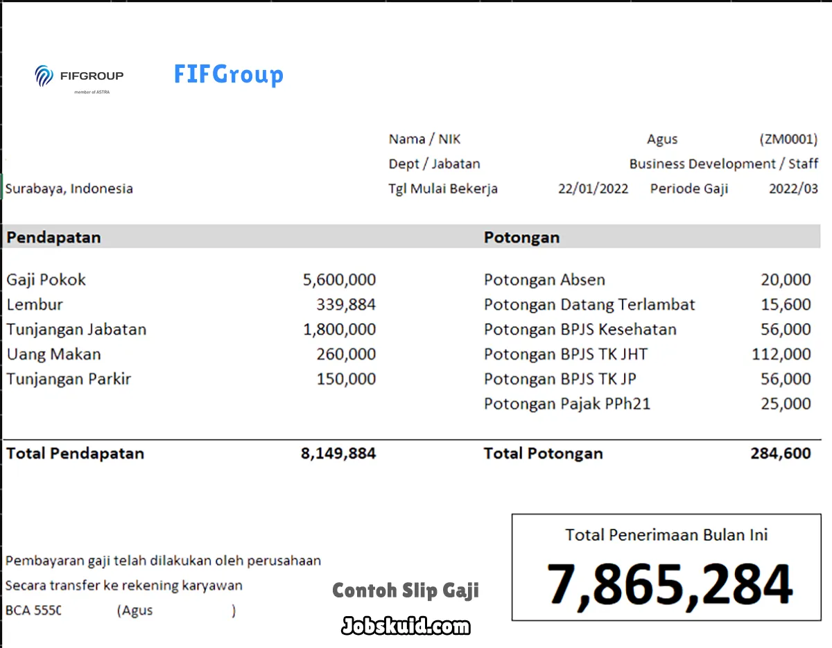 Slip Gaji FIFGroup